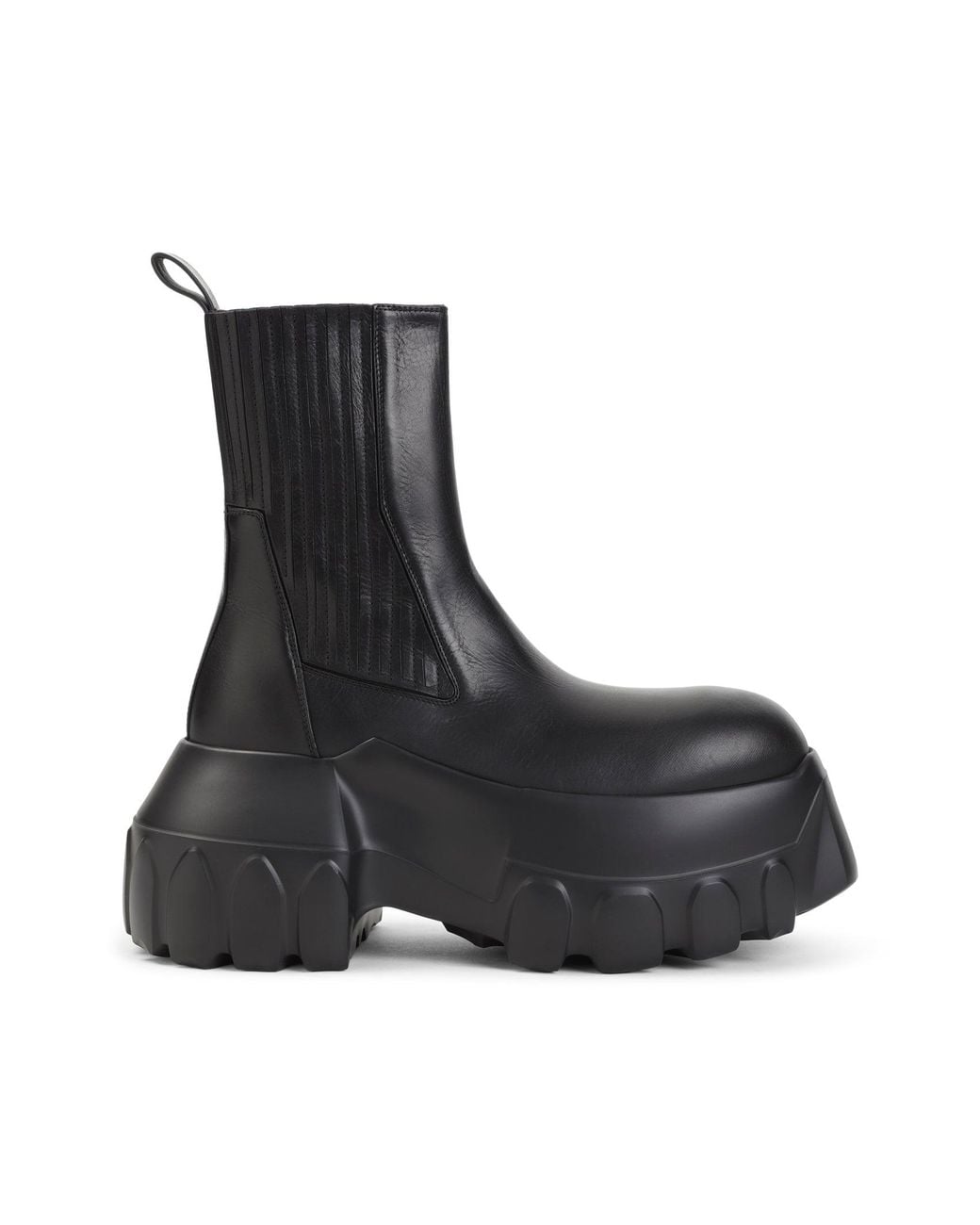 Rick Owens Black Beatle Mega Tractor Boot for men