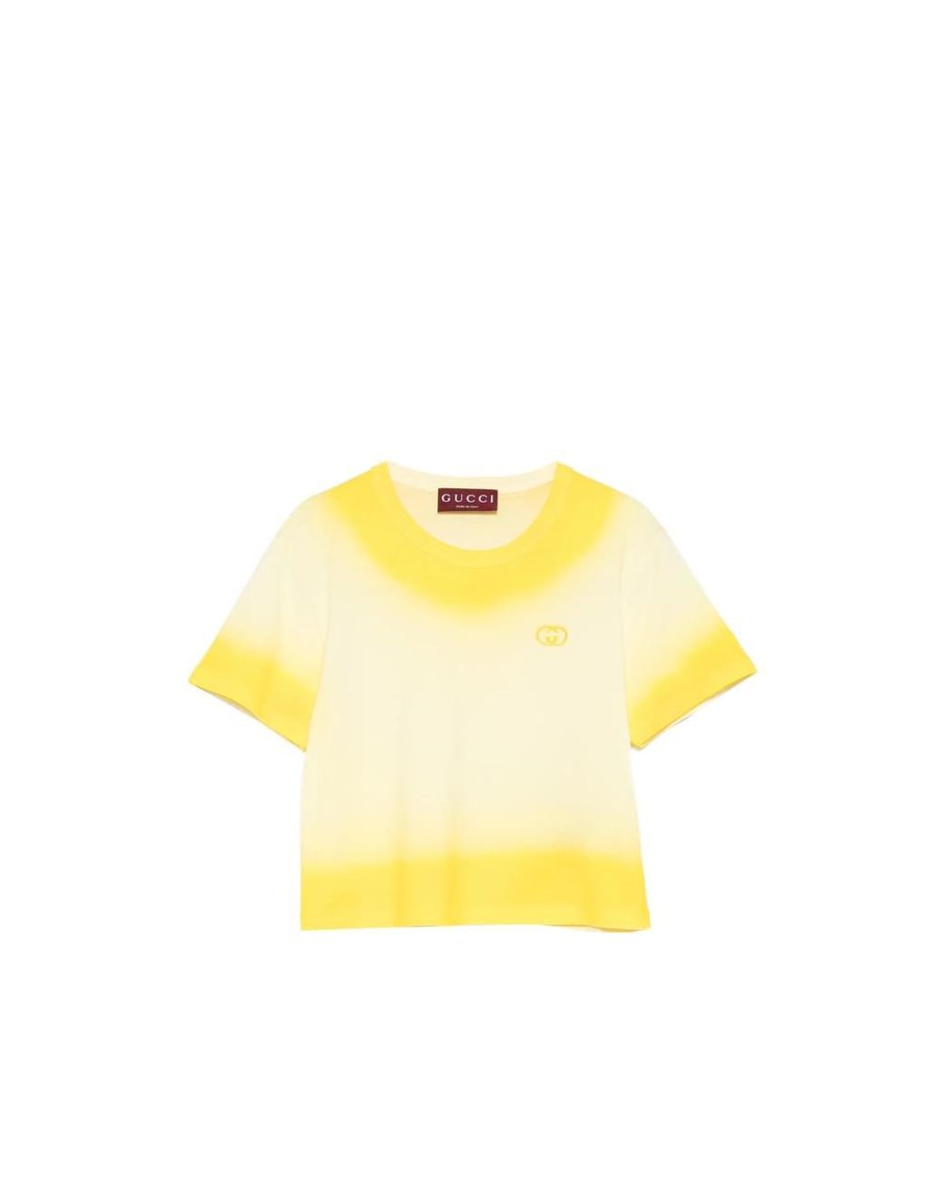Gucci Yellow Neutrals Tops
