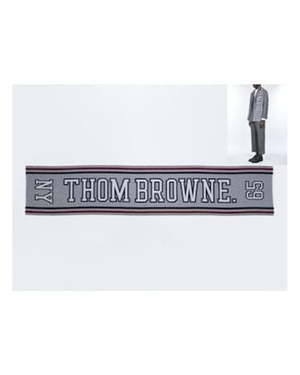 Thom Browne White Scarves for men