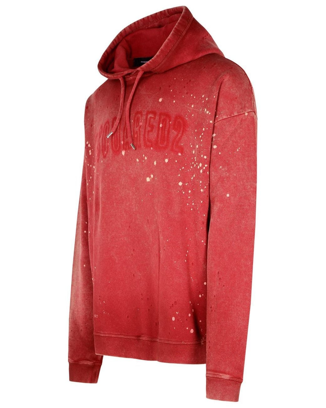 DSquared² Red Cotton Sweatshirt for men