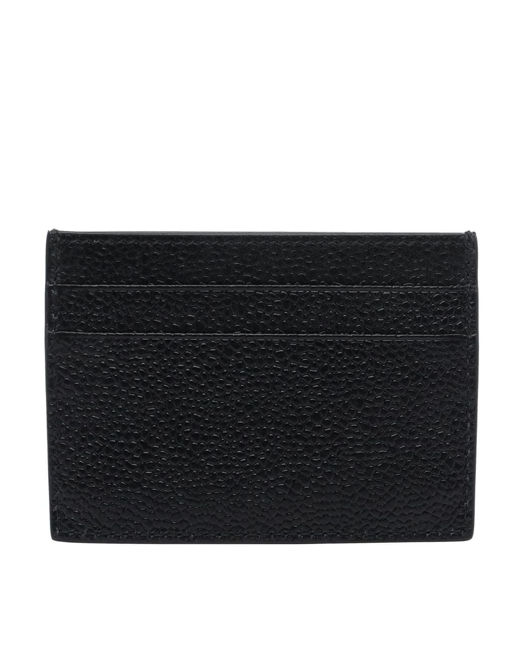 Thom Browne Black Logo Cards Holder