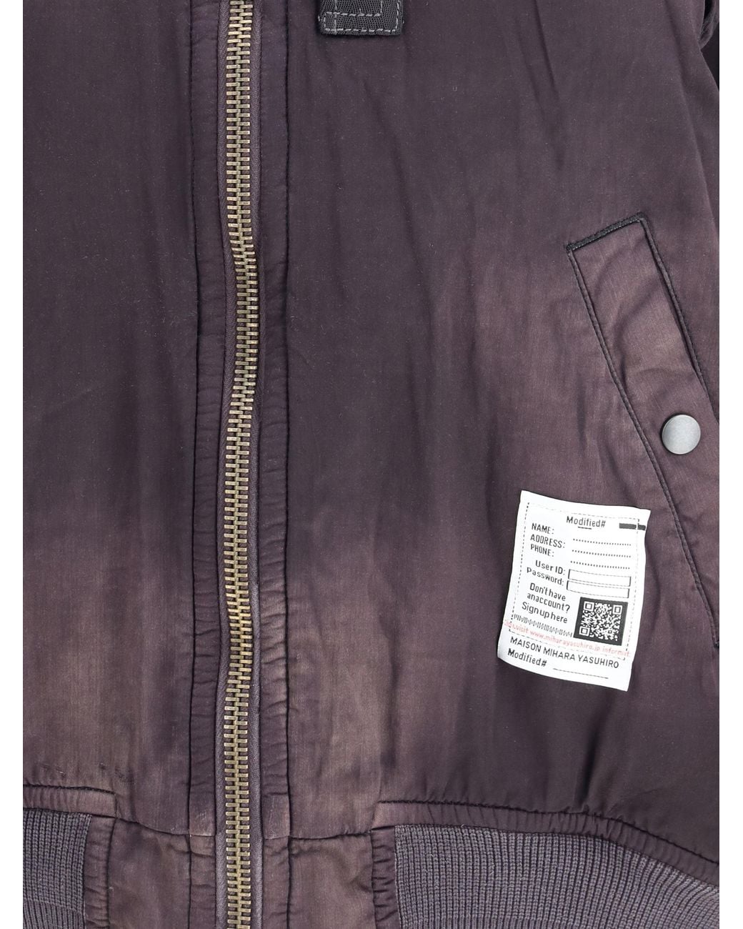 Maison Mihara Yasuhiro Purple Jackets for men