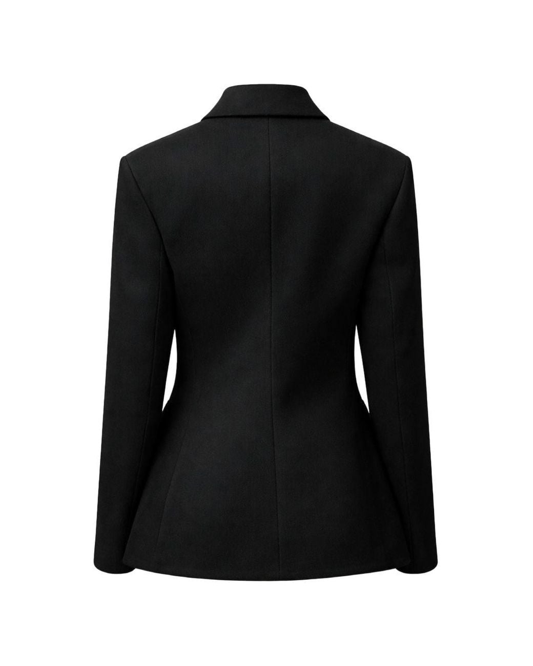 Loewe Black Wool Single-Breasted Jacket