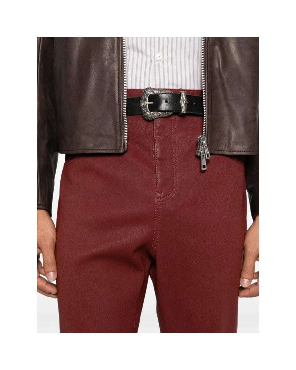 Amiri Red Trousers for men