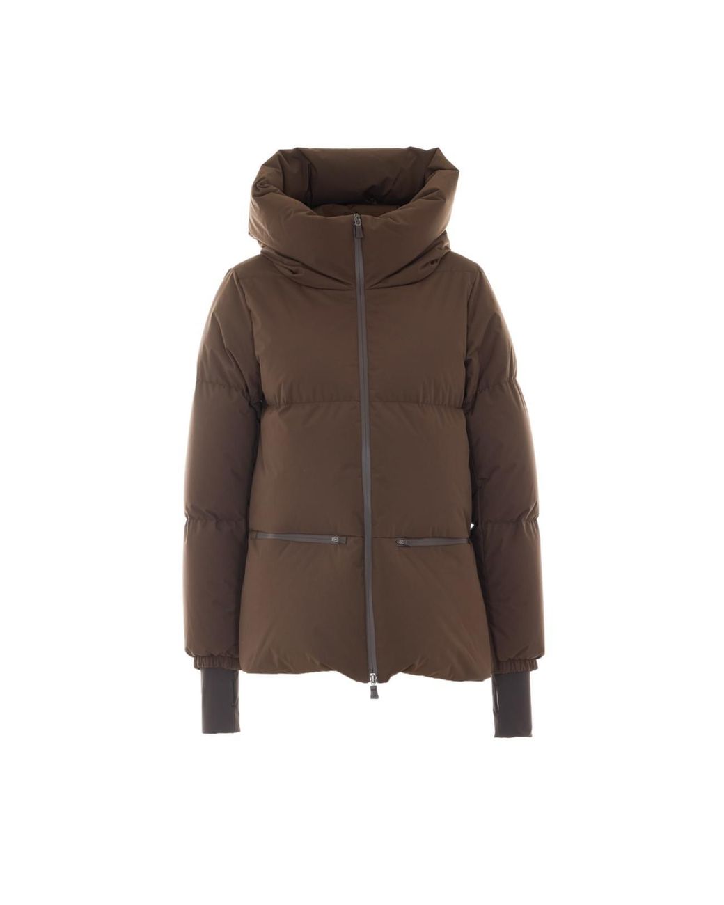 Herno Brown 2 Layer Windstopper Down Jacket