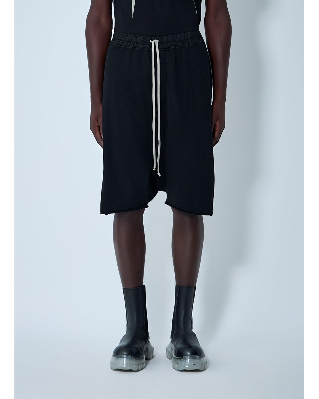 Rick Owens Drkshdw pods ナイロンブラック サルエルパンツ Rick Owens