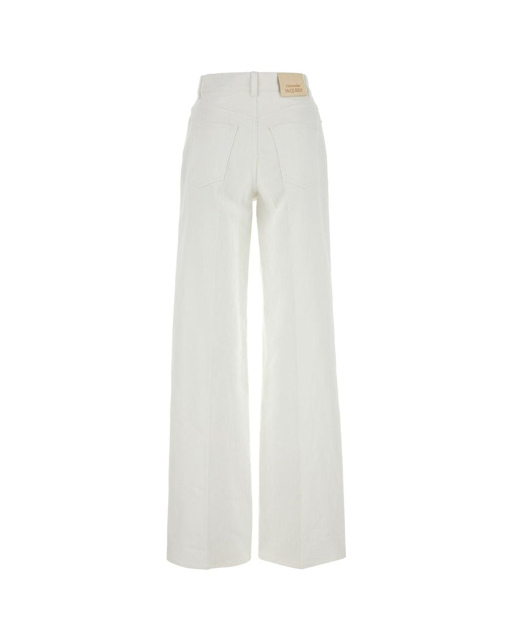 McQueen White Pantalone