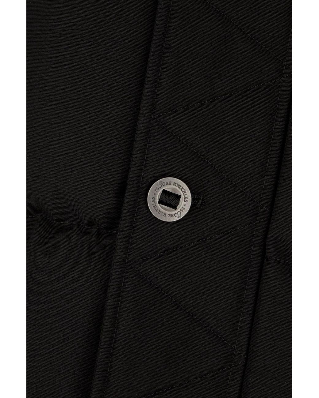 Moose Knuckles Black Clothing Jackets