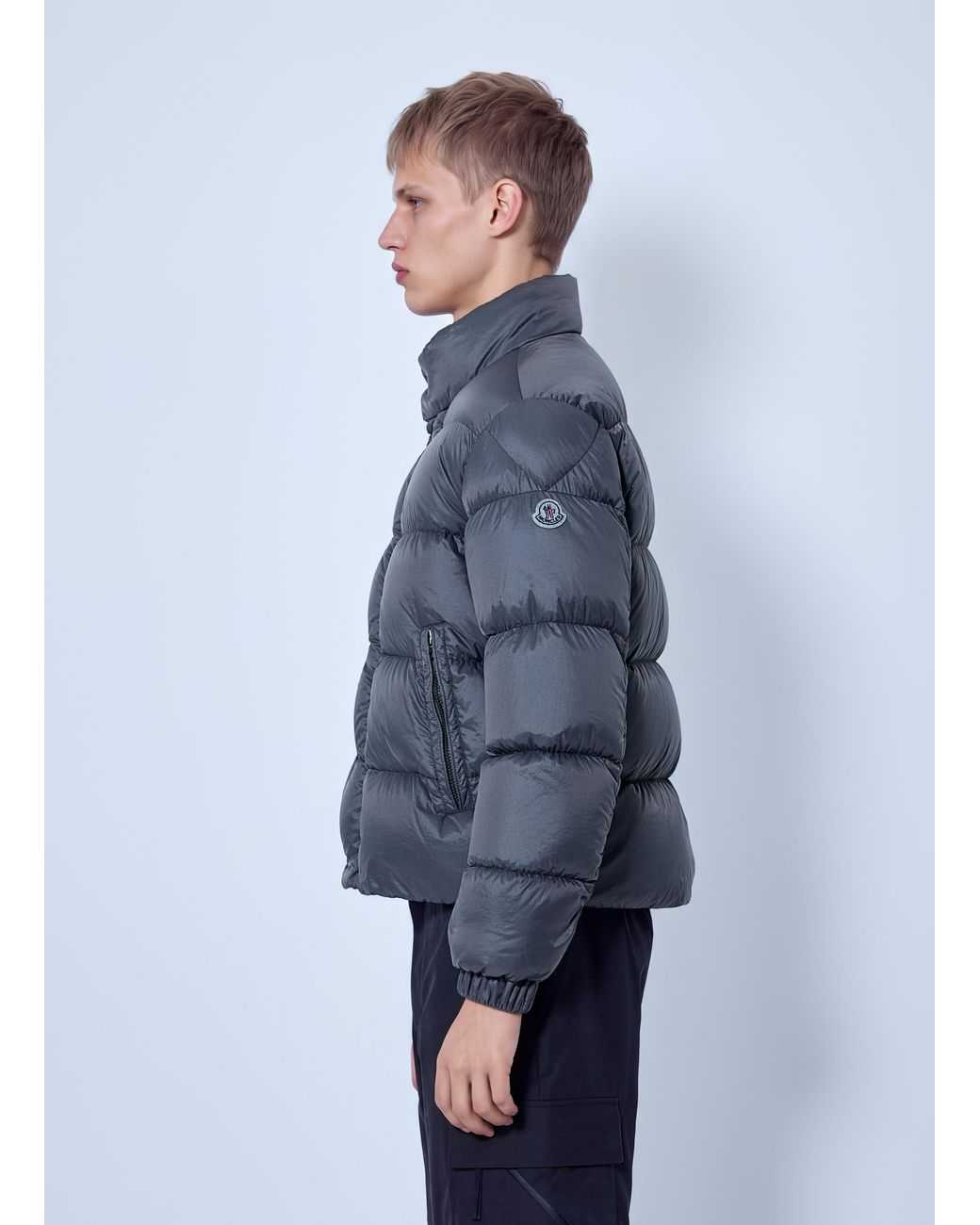 Moncler Blue Pesio Down Jacket for men