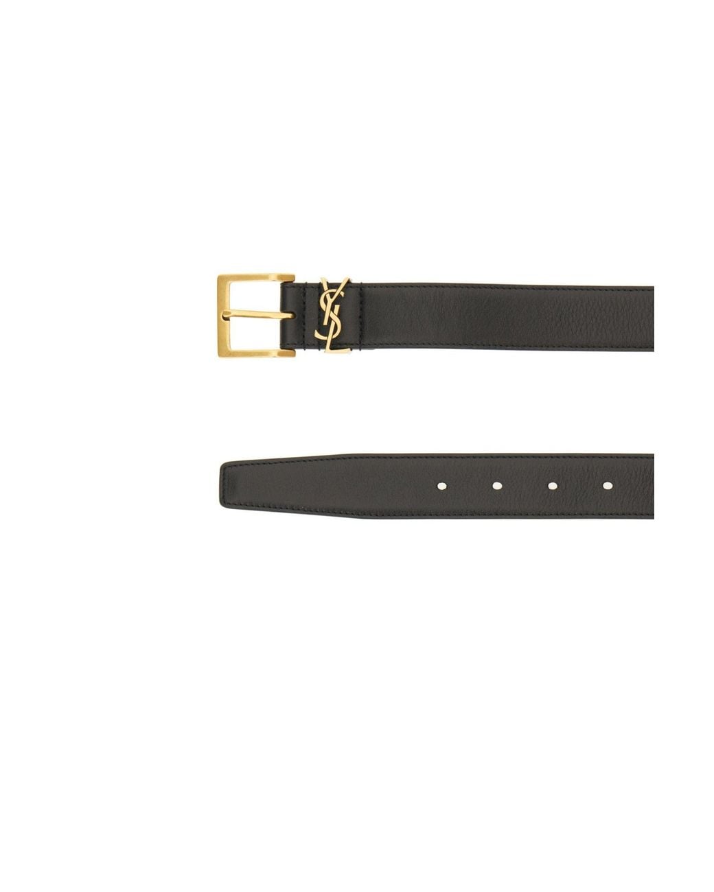 Saint Laurent Black Accessories Belts for men