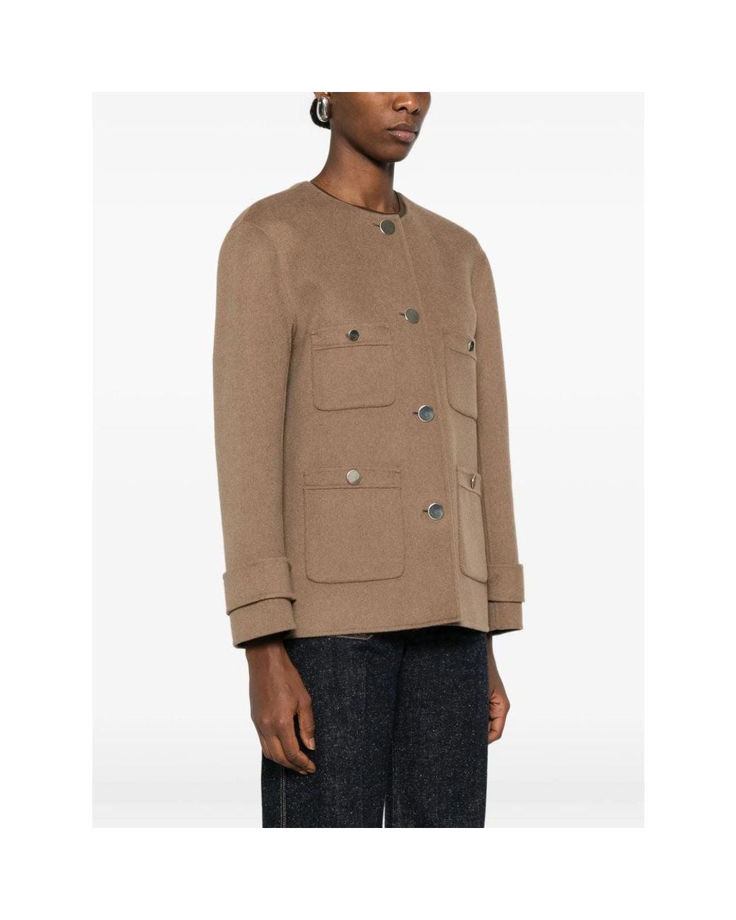 Max Mara Brown Outerwears