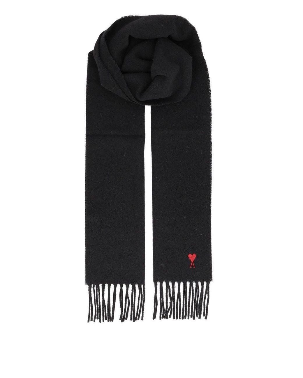 AMI Black Ami Scarf