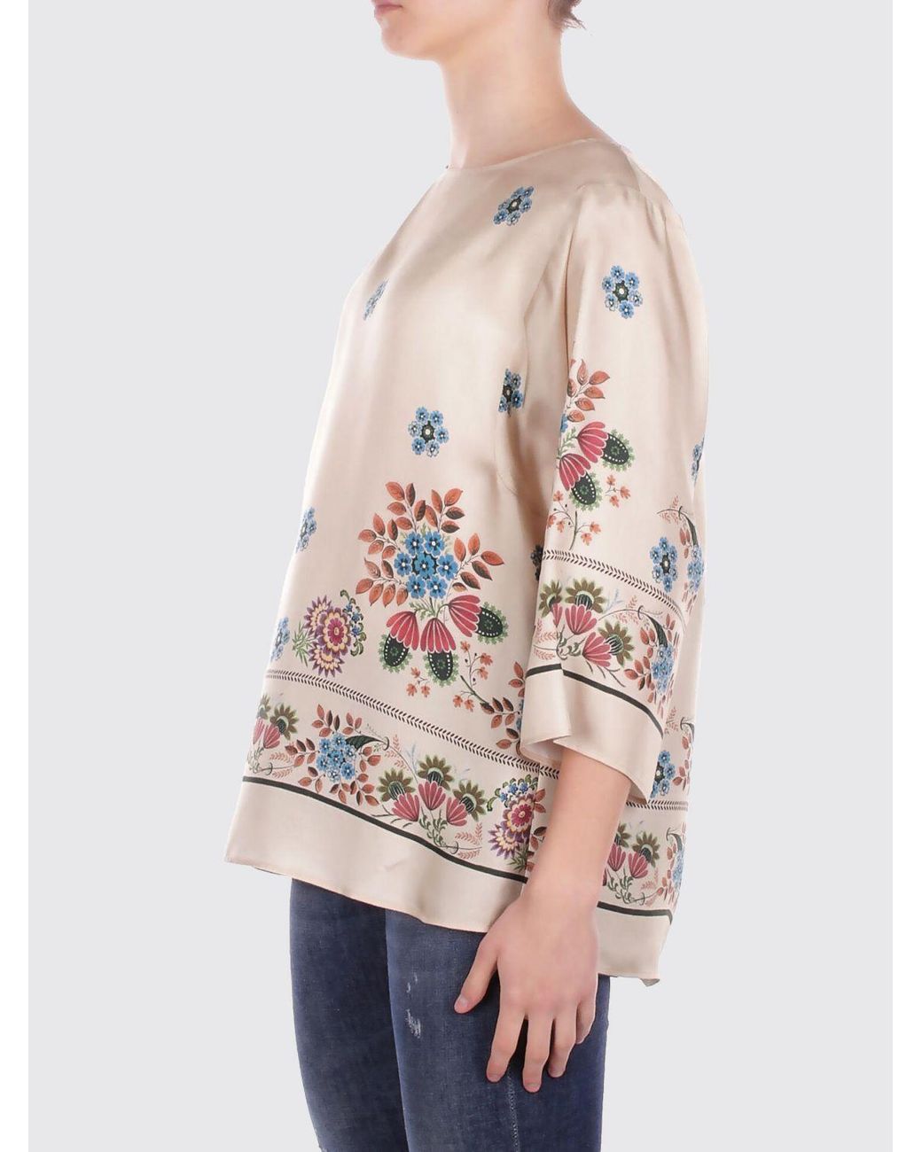 Weekend by Maxmara Natural Printed Blouse