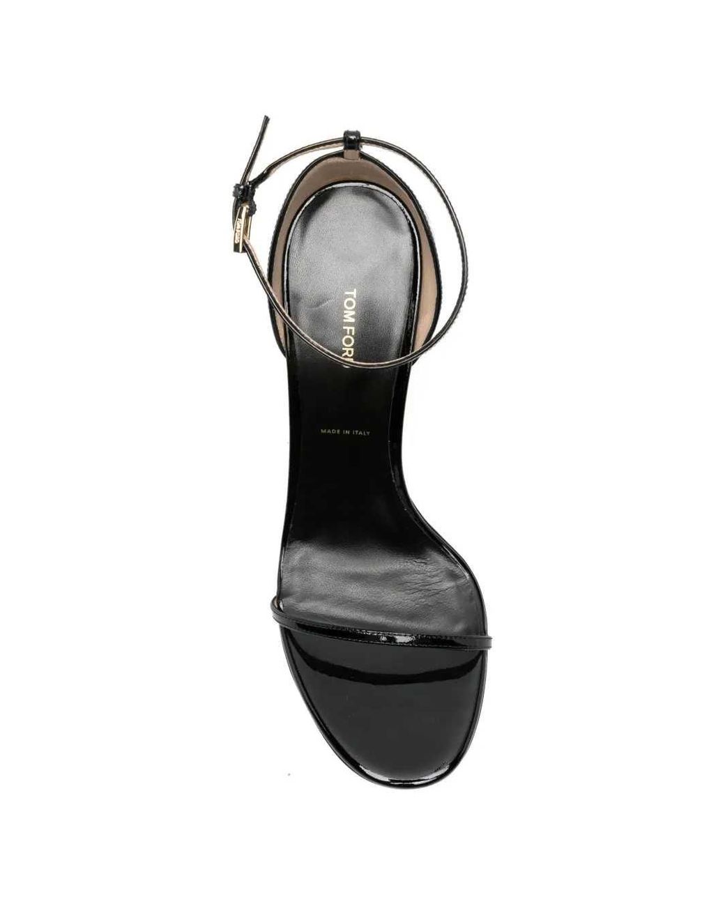 Tom Ford White Ankle Strap Sandals