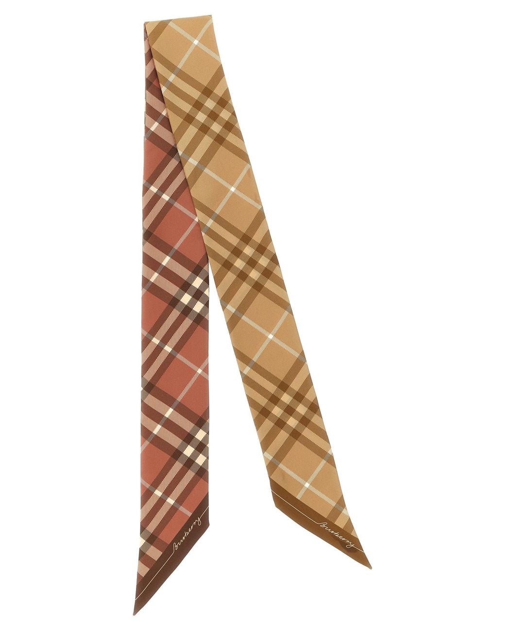 Burberry Multicolor Thin Double-Sided Scarf