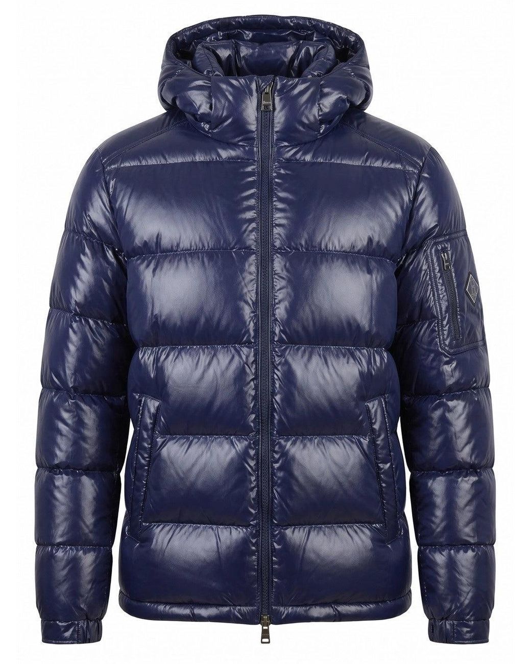 Herno Blue Padded Jacket for men