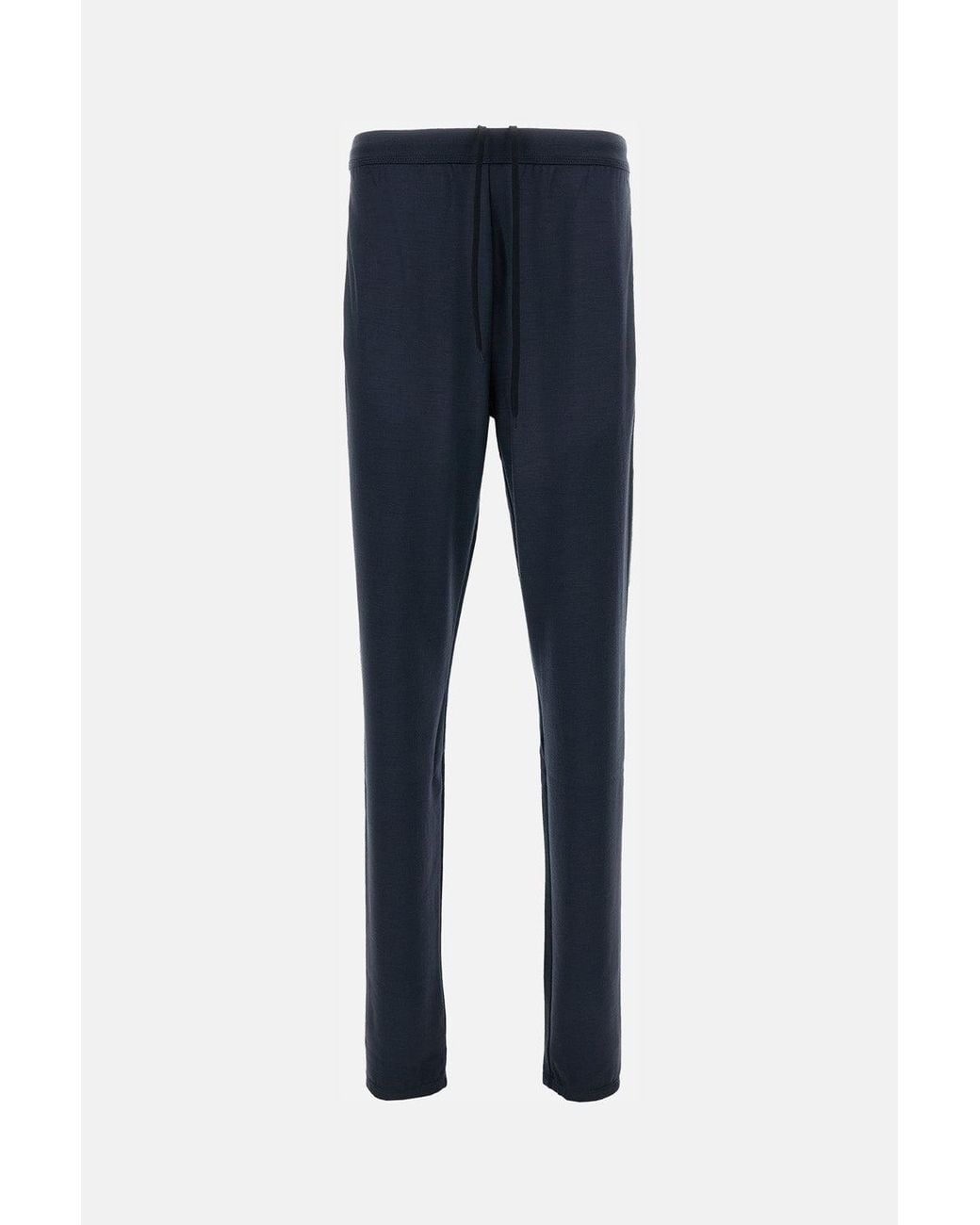 Rier Blue Wool Jogging Trousers for men