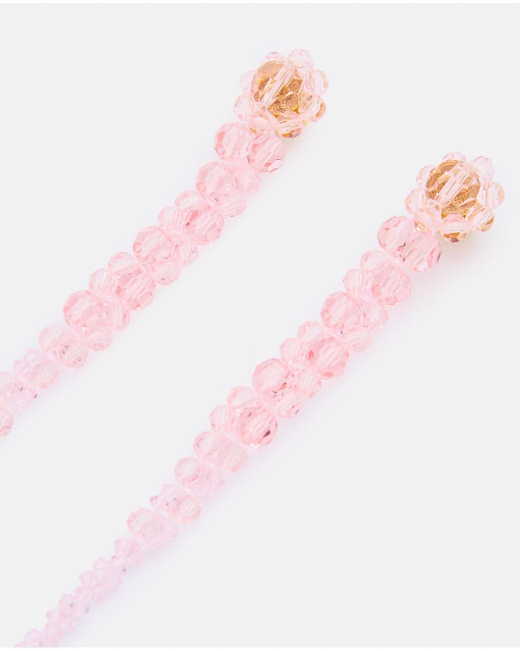 Simone Rocha White Drip Earrings