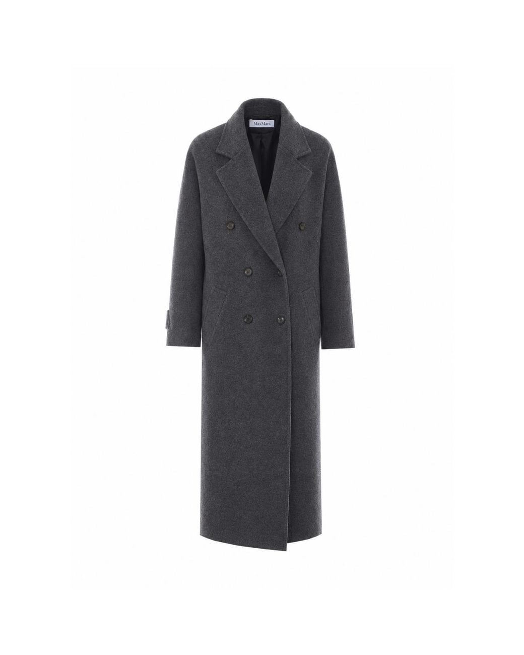 Max Mara Gray Cadmio Cappotto Over