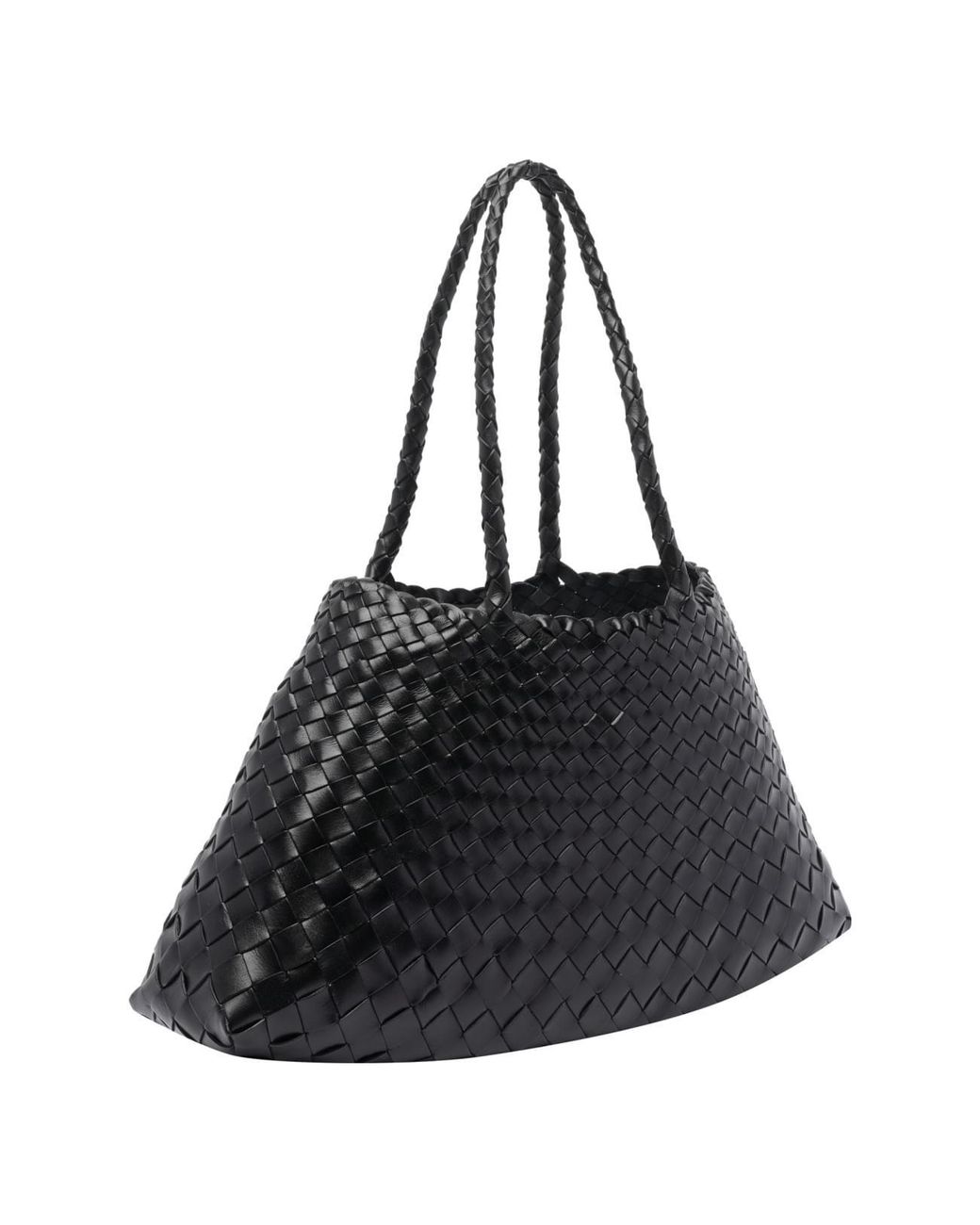 Dragon Diffusion Black Large Santa Croce Shoulder Bag