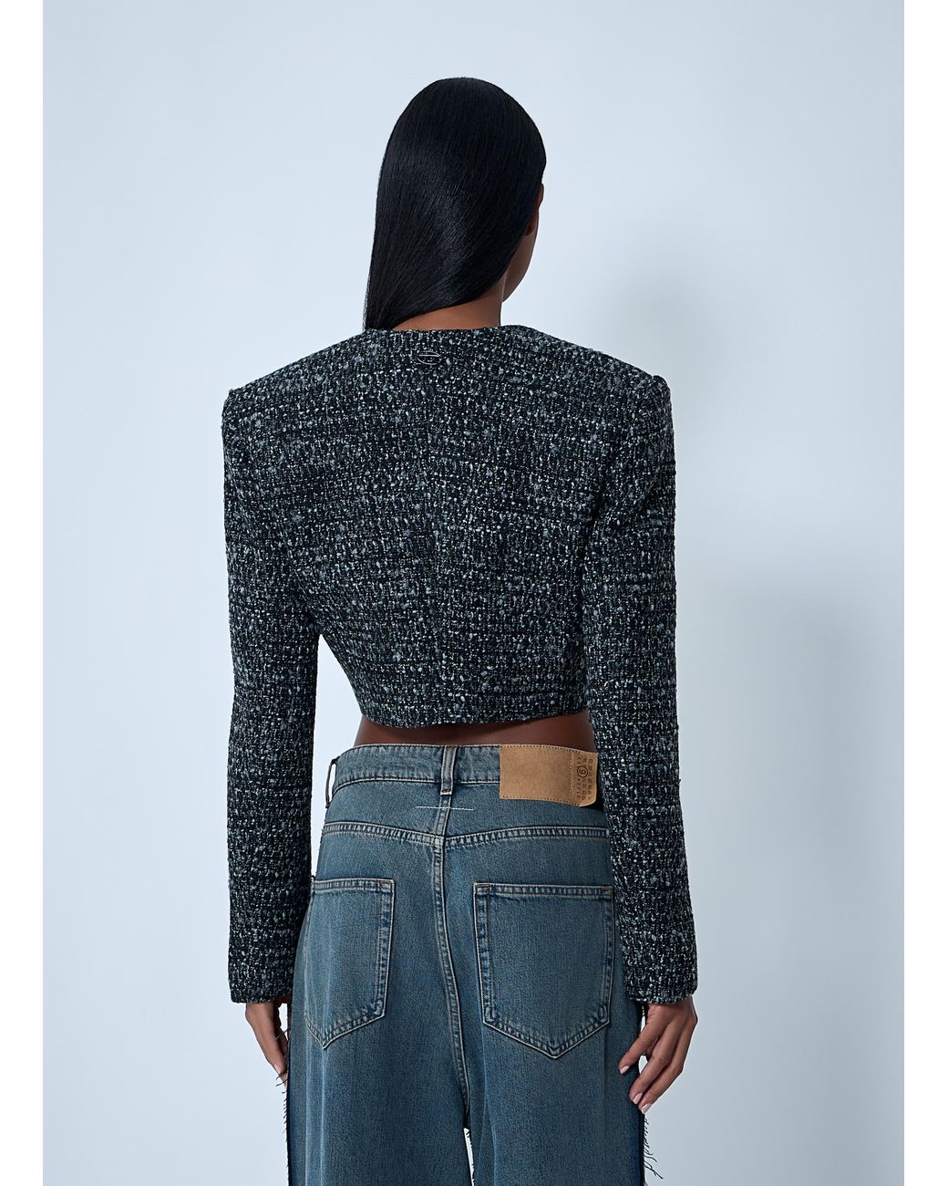 DIESEL Blue G-Crop Jacket