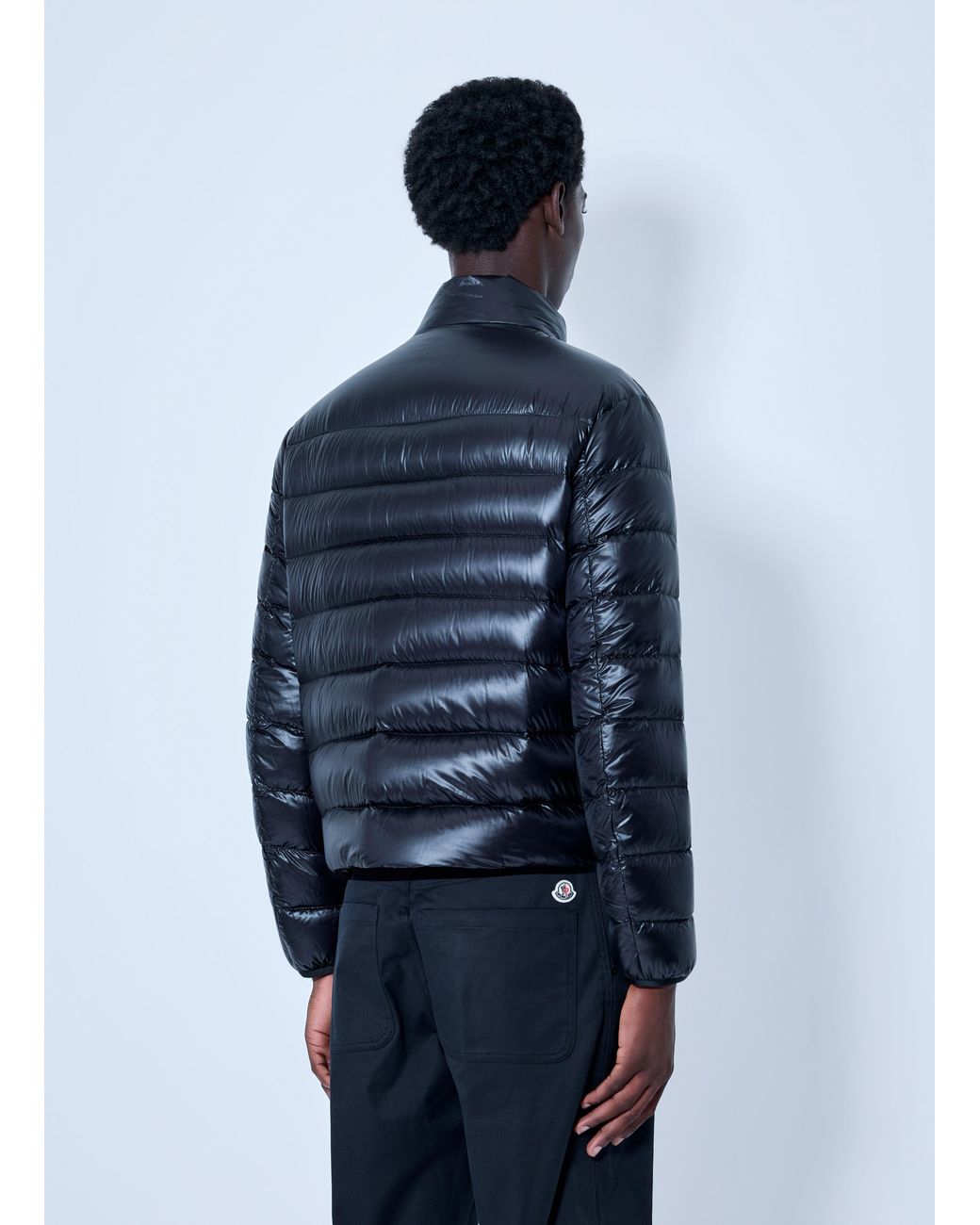 Moncler Blue Sergesta Packable Short Down Jacket for men