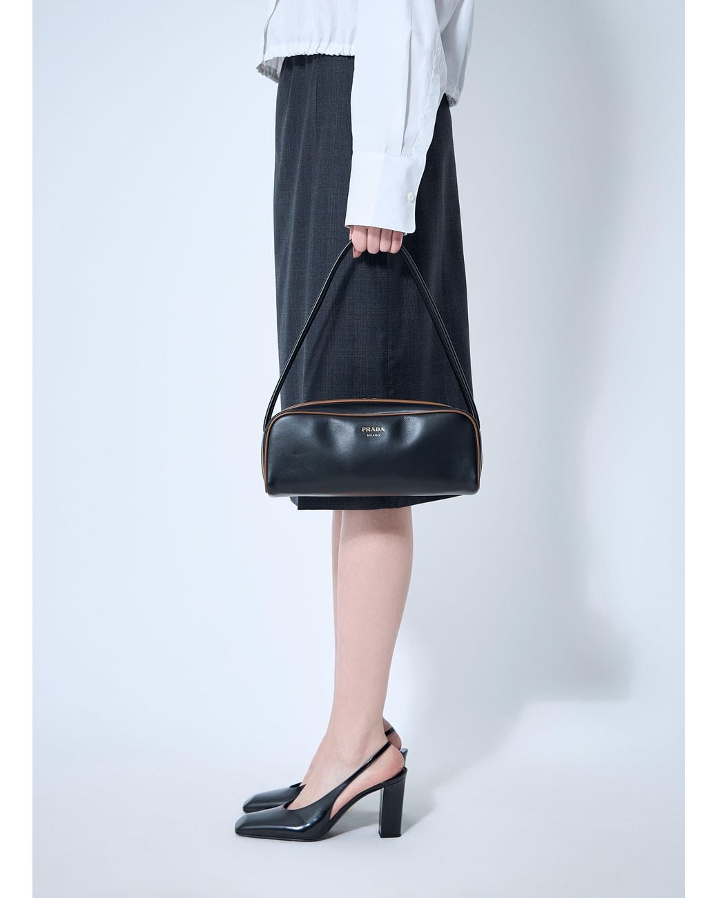 Prada Blue Swing Shoulder Bag