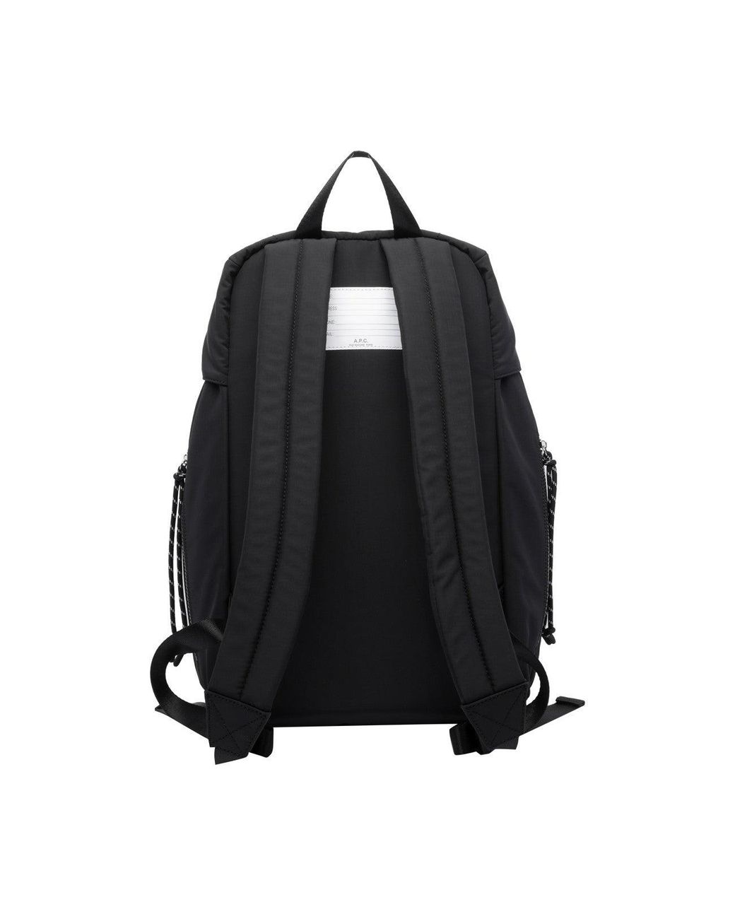 A.P.C. Black Trek Backpack for men