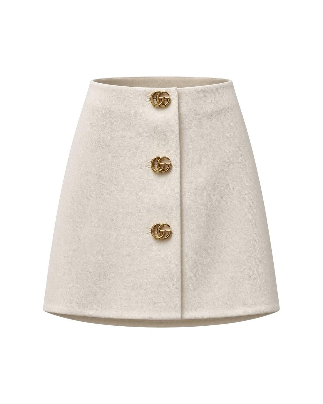 Gucci Clothing Skirts in White | Lyst