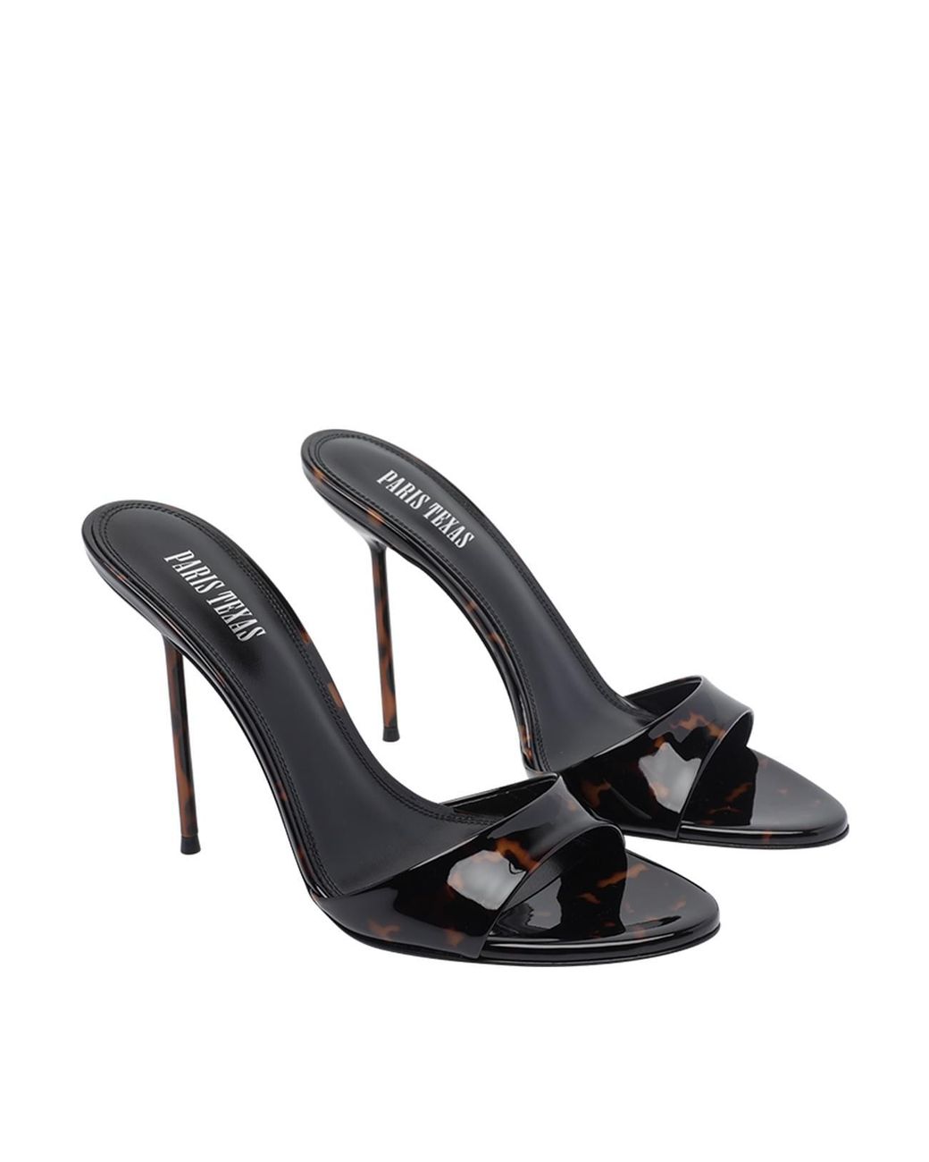 Paris Texas Black Lidia Pump Sandals