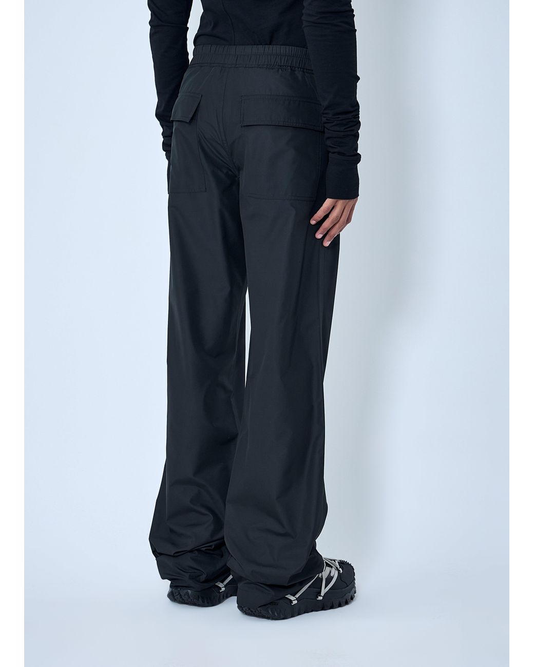 Moncler Blue Rick Owens Elasticated Drawstring Pants
