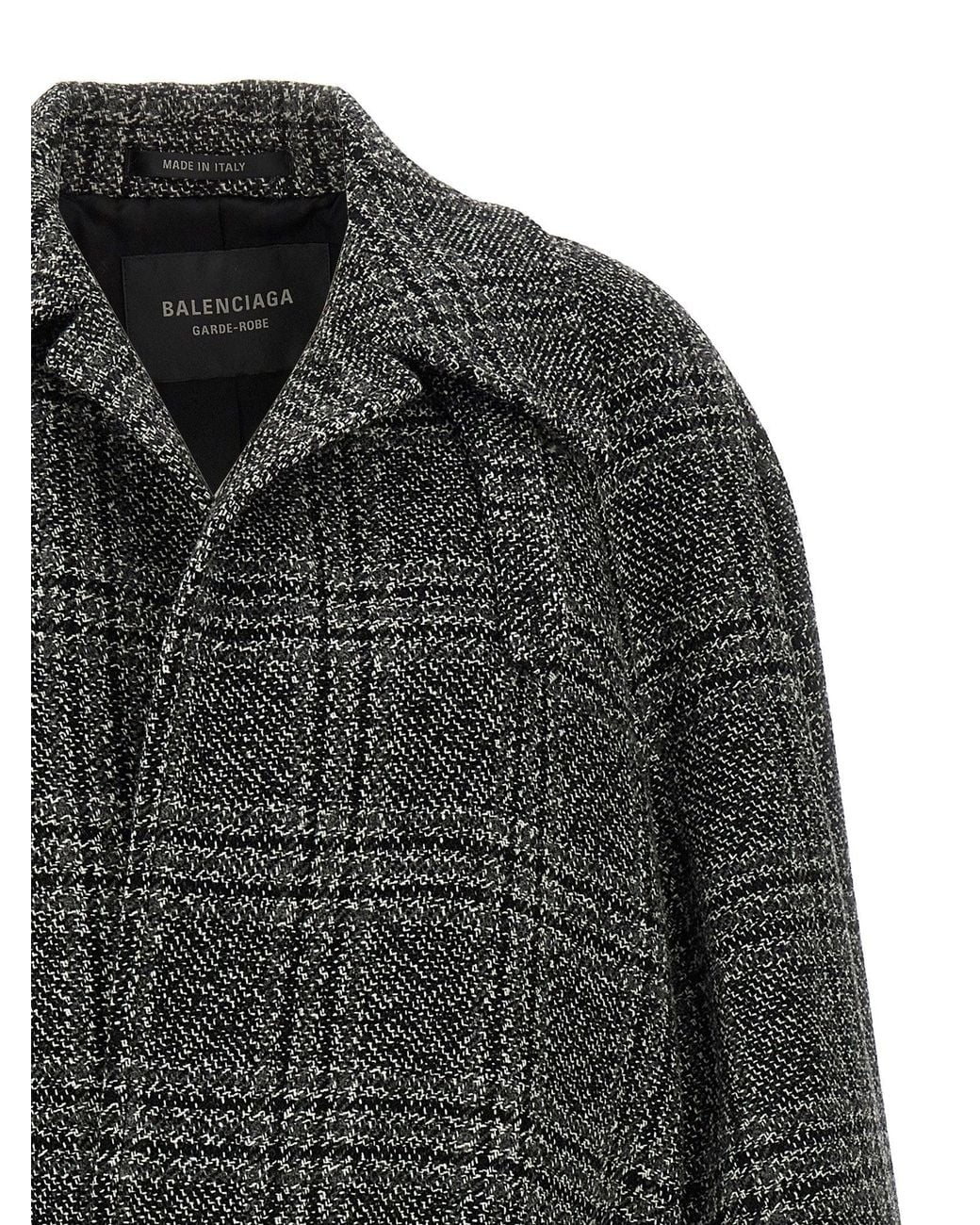 Balenciaga Black 'One Layer' Coat