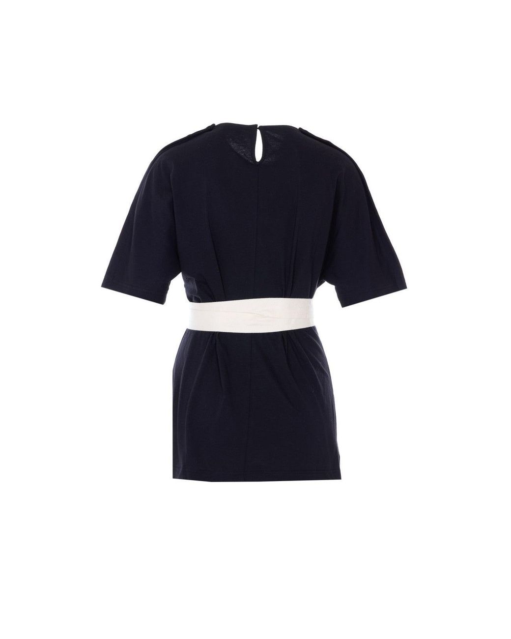 Lanvin Blue Belted Tshirt
