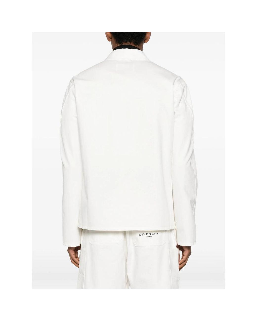 Givenchy White Neutrals Jackets for men