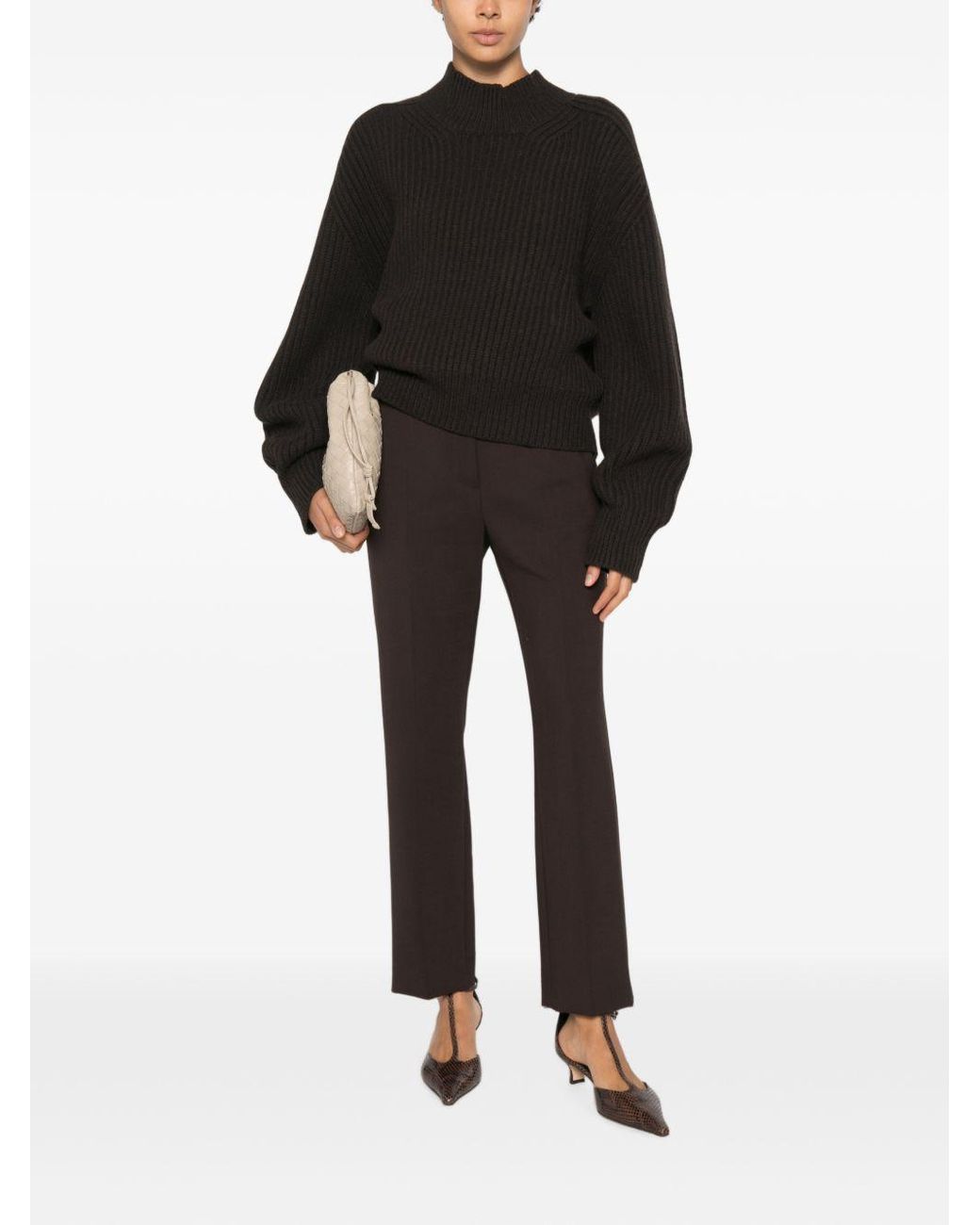 Max Mara Black Wool Trousers