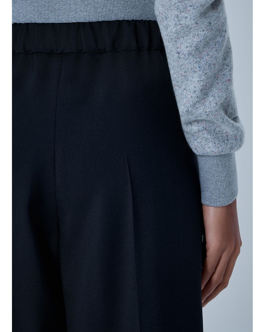 Marni Blue Wool Tailored Pants