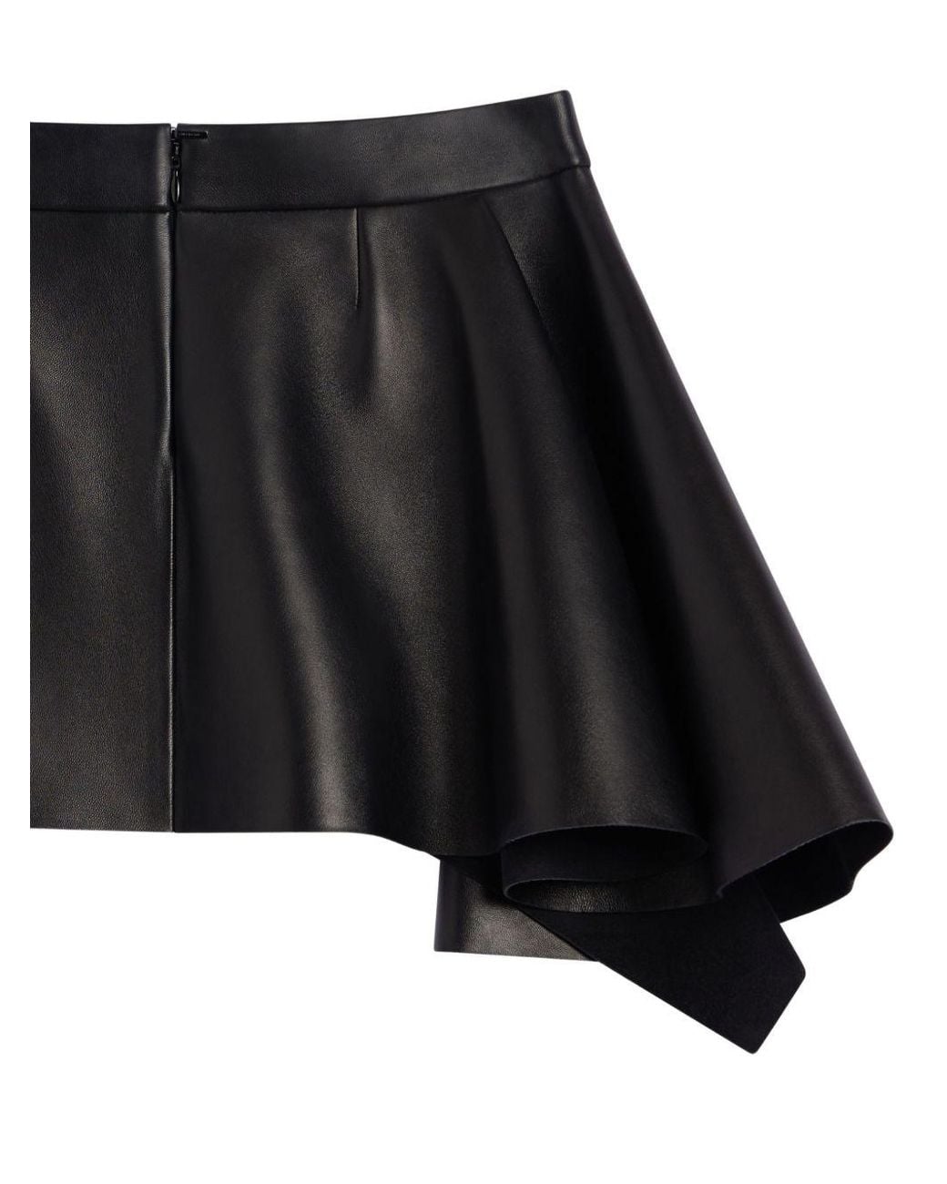 Givenchy Black Leather Mini Skirt