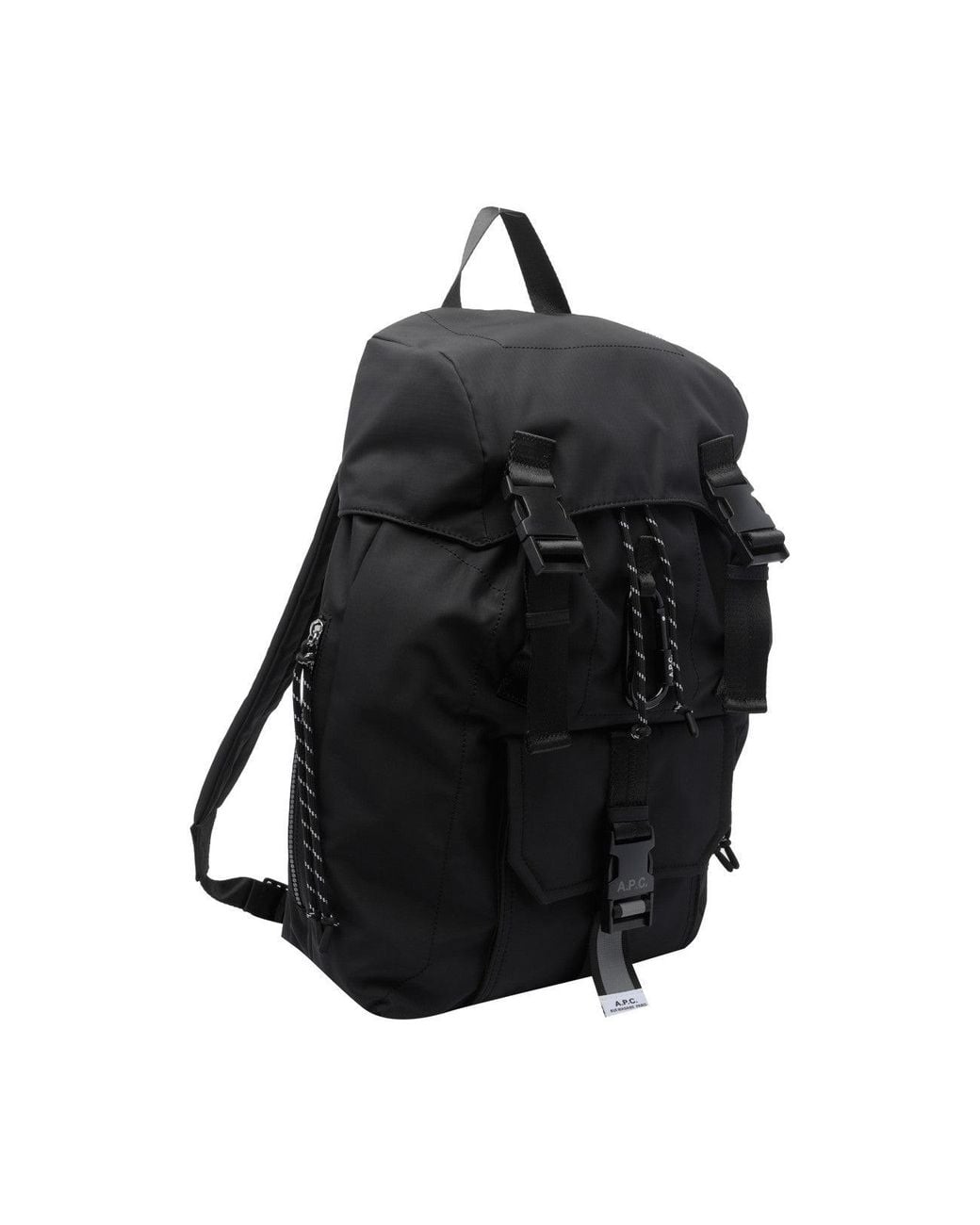 A.P.C. Black Trek Backpack for men