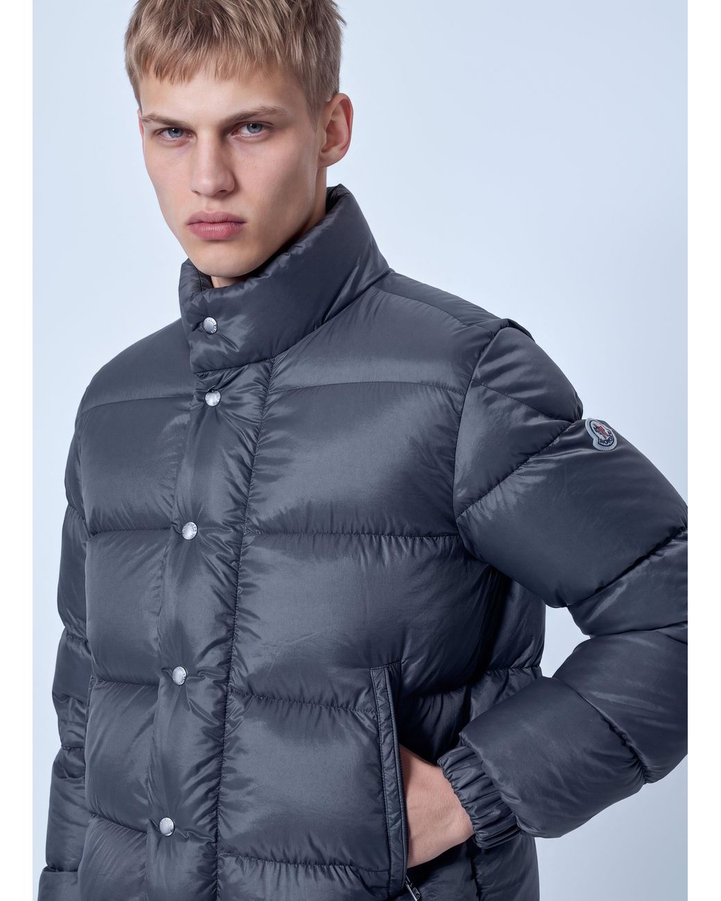Moncler Blue Pesio Down Jacket for men