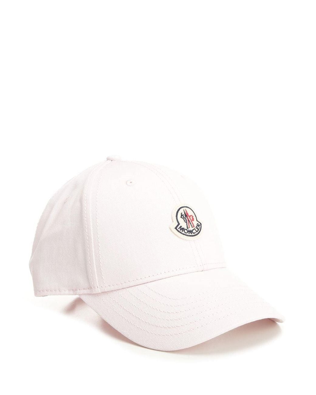 Moncler White Baseball Cap