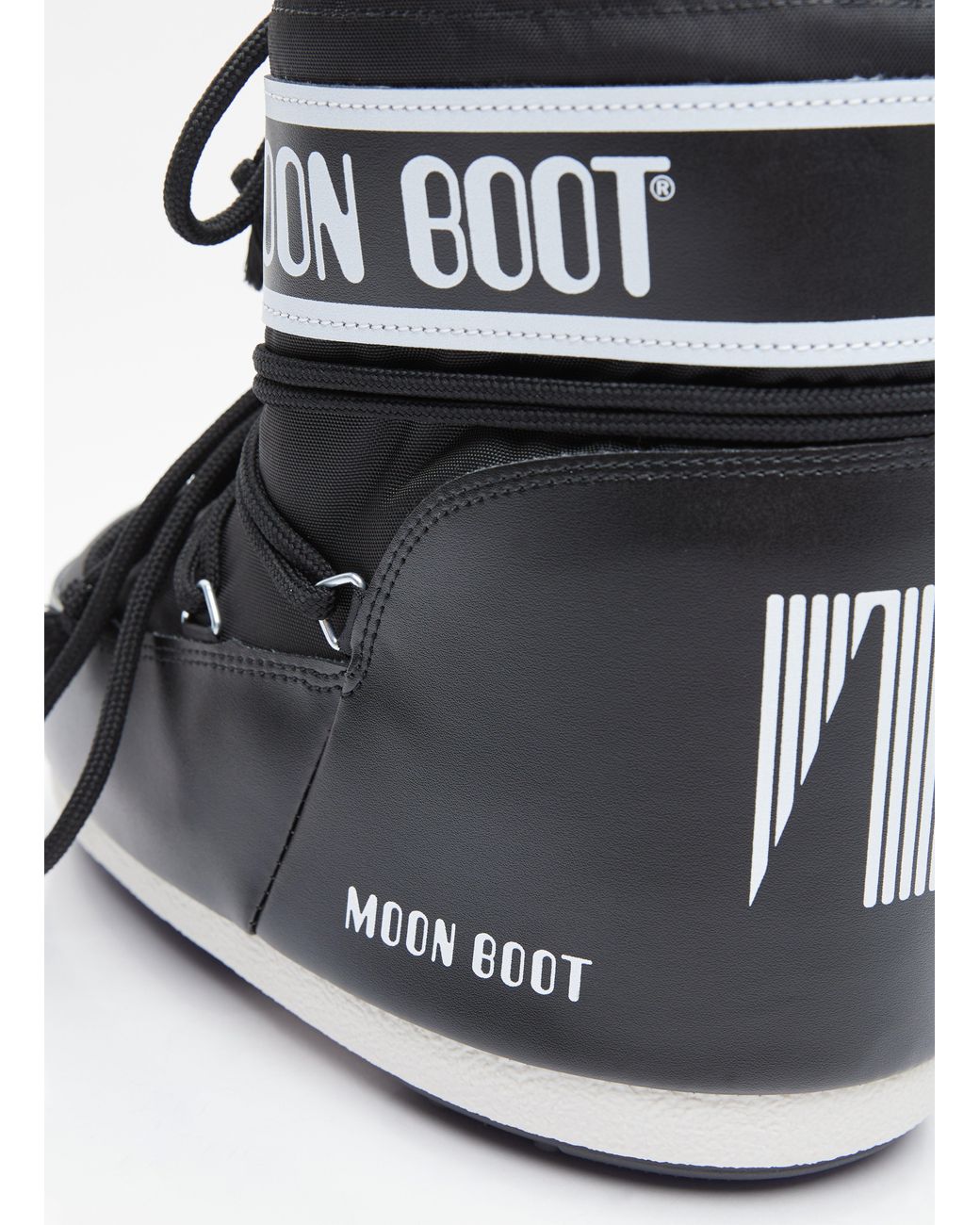 Moon Boot Black Icon Low Nylon Boots for men