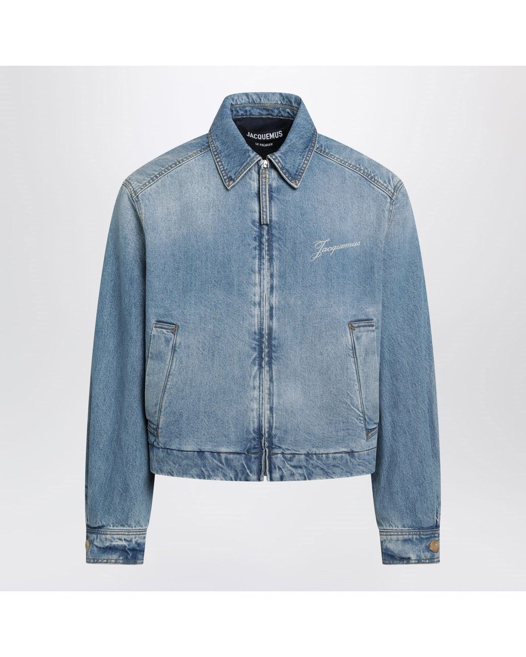 Jacquemus Blue De-Nãmes Canevas Jacket for men
