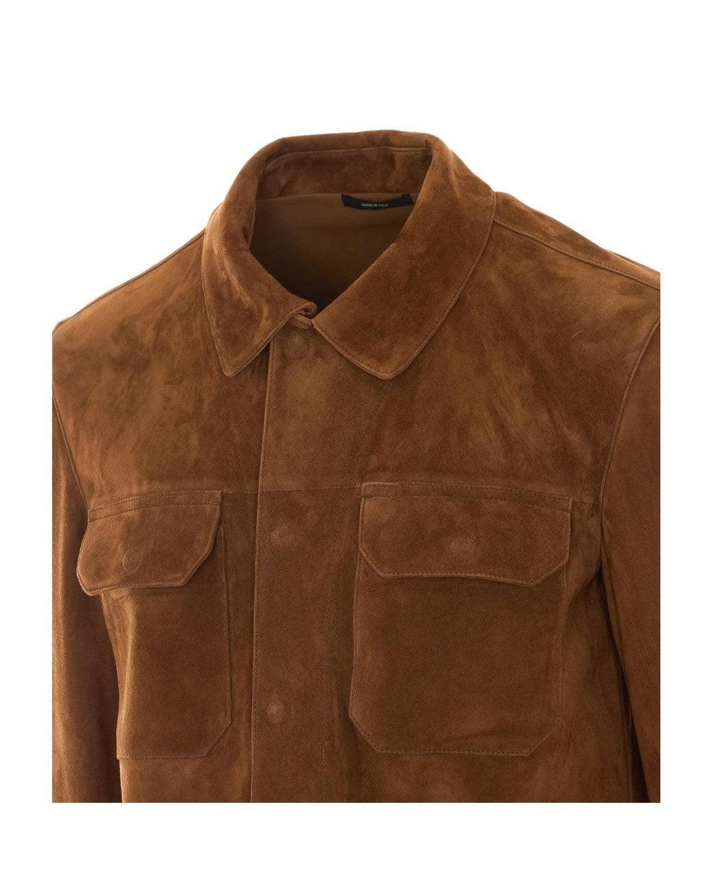 Tom Ford Brown Suede Jacket for men