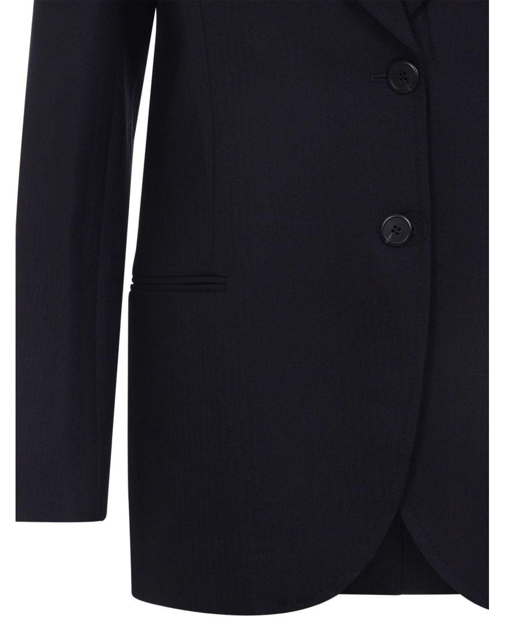 Prada Blue Single-Breasted Jacket