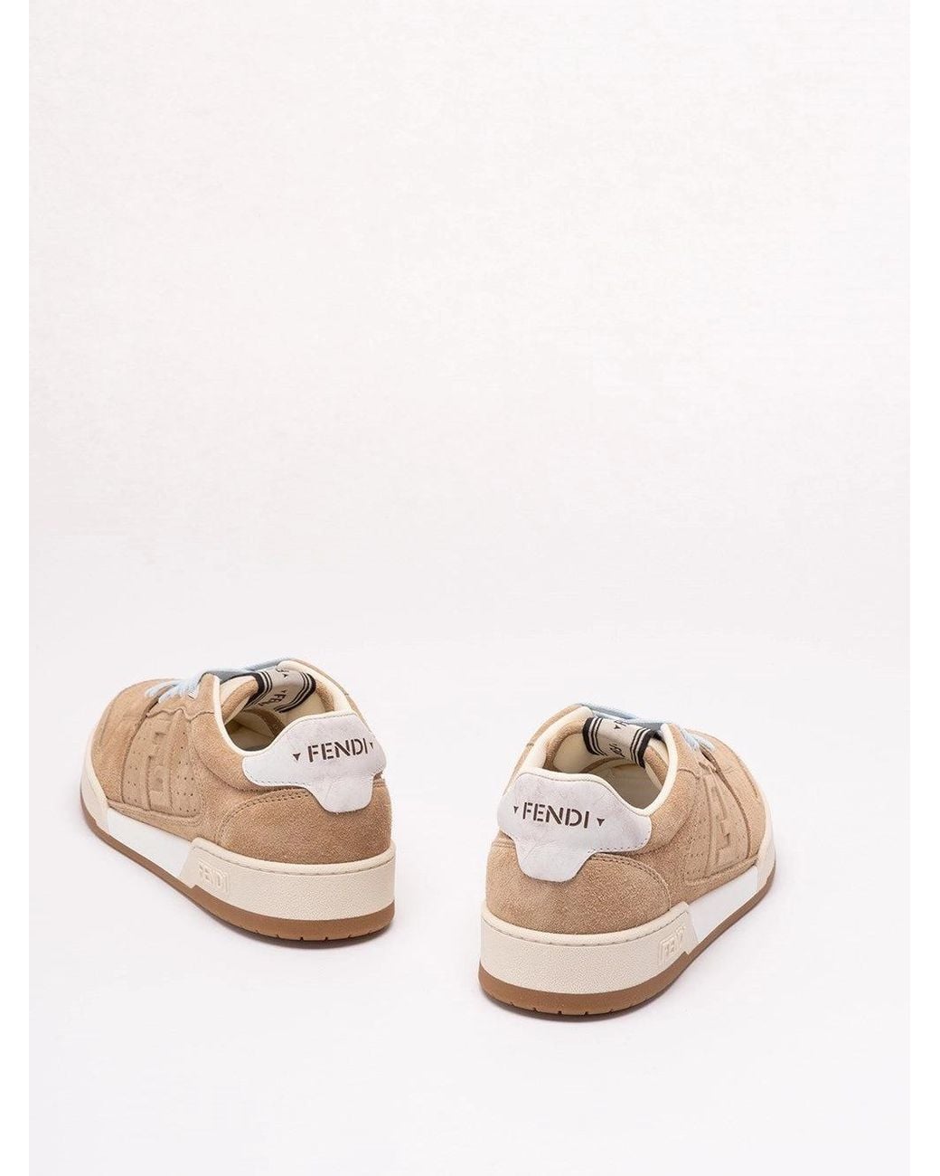 Fendi Natural 'Match' Sneakers for men