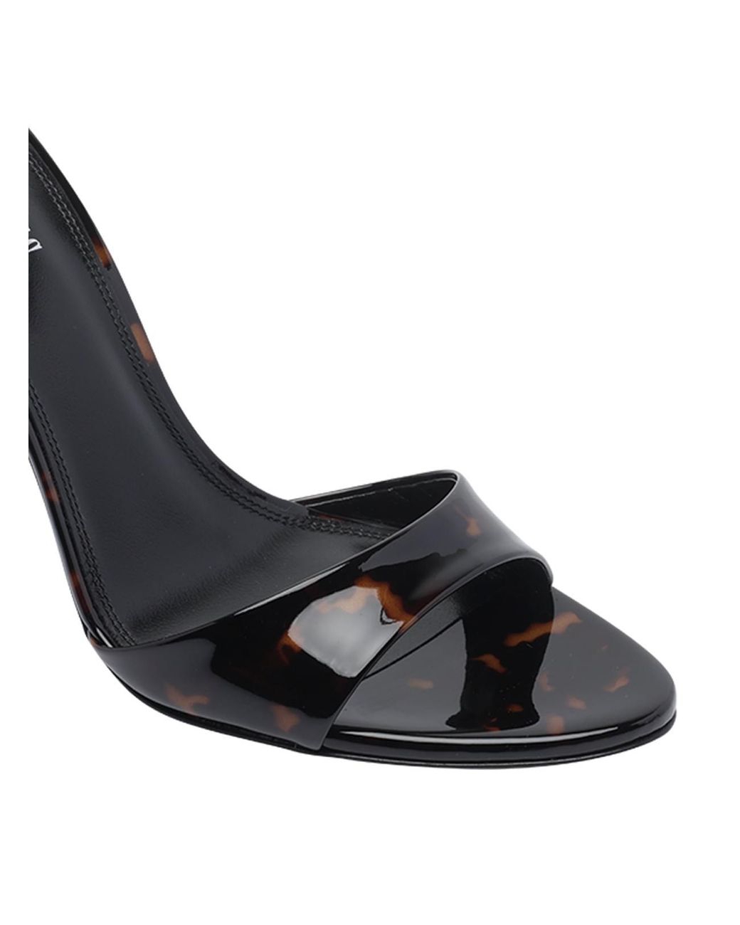 Paris Texas Black Lidia Pump Sandals