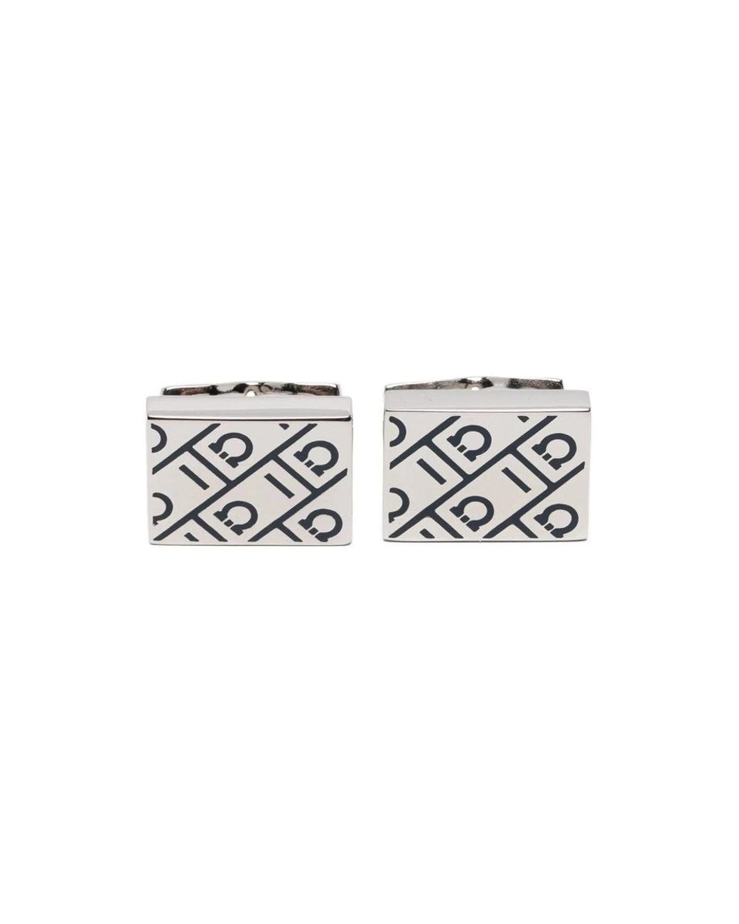 Ferragamo Gray Cufflinks for men