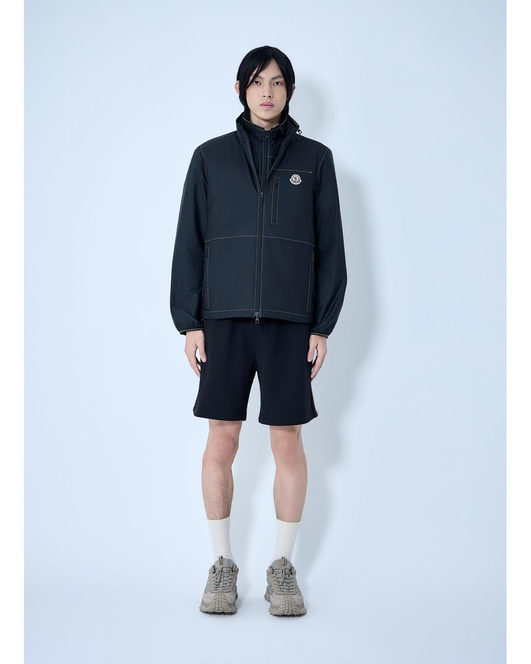 Moncler Blue Arrakis Jacket for men
