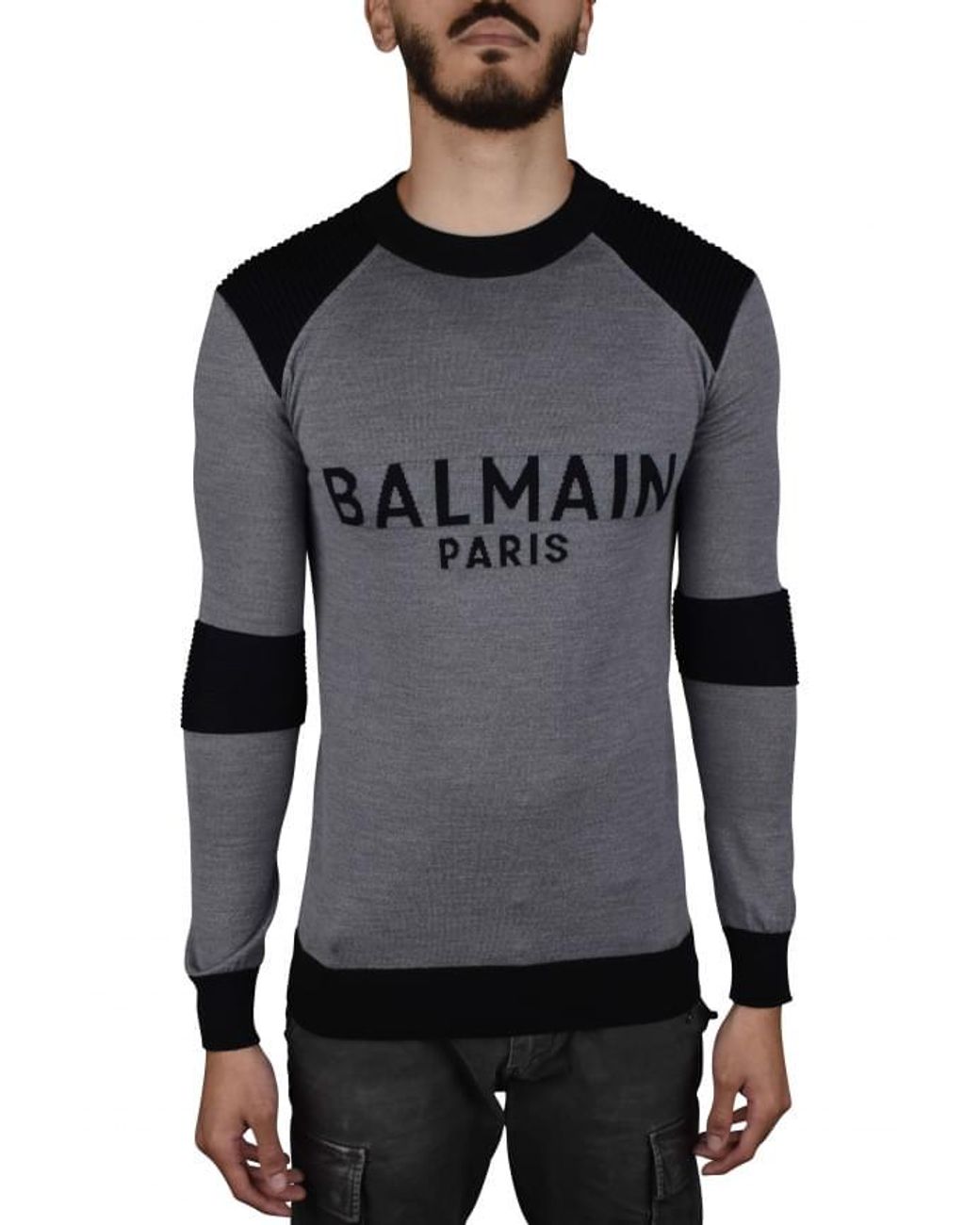 Balmain Black Sweater for men