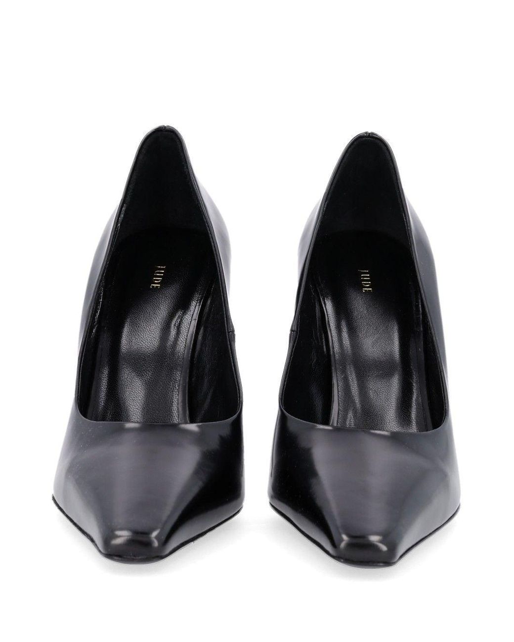 Jude Black Pointed-Toe Pumps